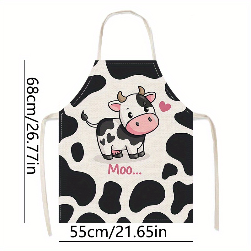 1pc Cute Cartoon Cow Print Kit – Baking Kitchen For Kids Bewertung und Preis