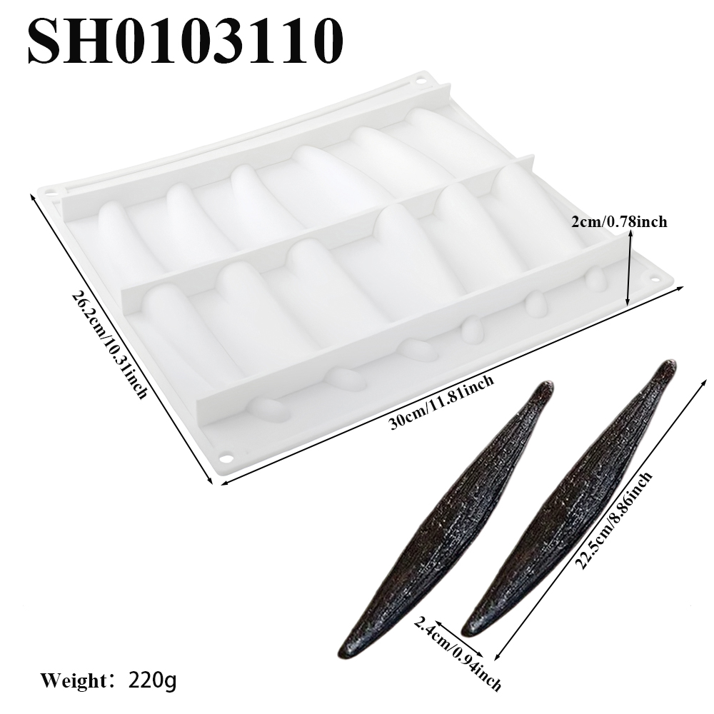 1 or 6 or 10-Cell Vanilla Pod  – Kitchen Design For Baking Bewertung und Preis