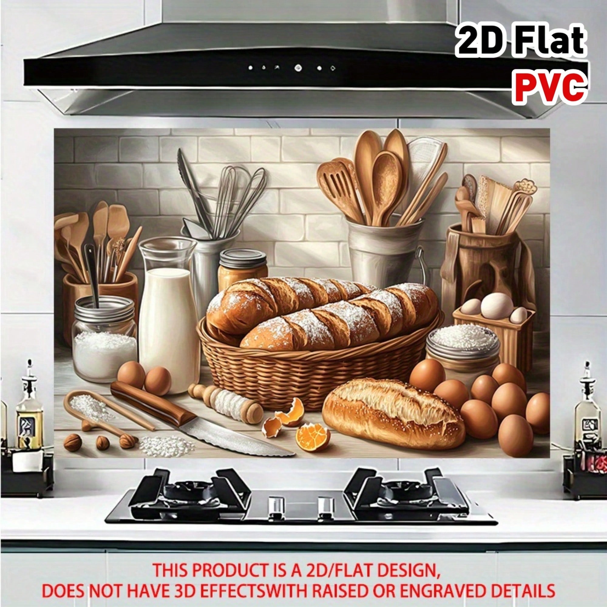 2D Self Adhesive PVC Wall Deca – Kitchen Baking Wall Art Bewertung und Preis