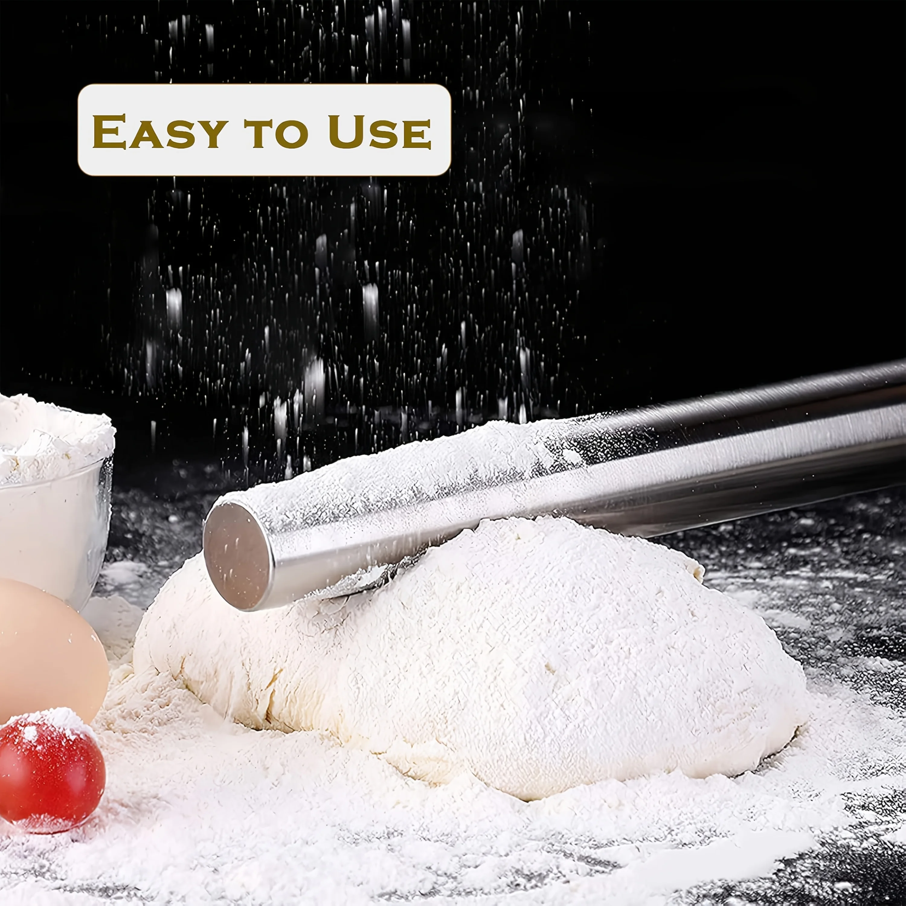 1PC Kitchen Rolling Pin Stainl – Kitchen Roller Baking Bewertung und Preis