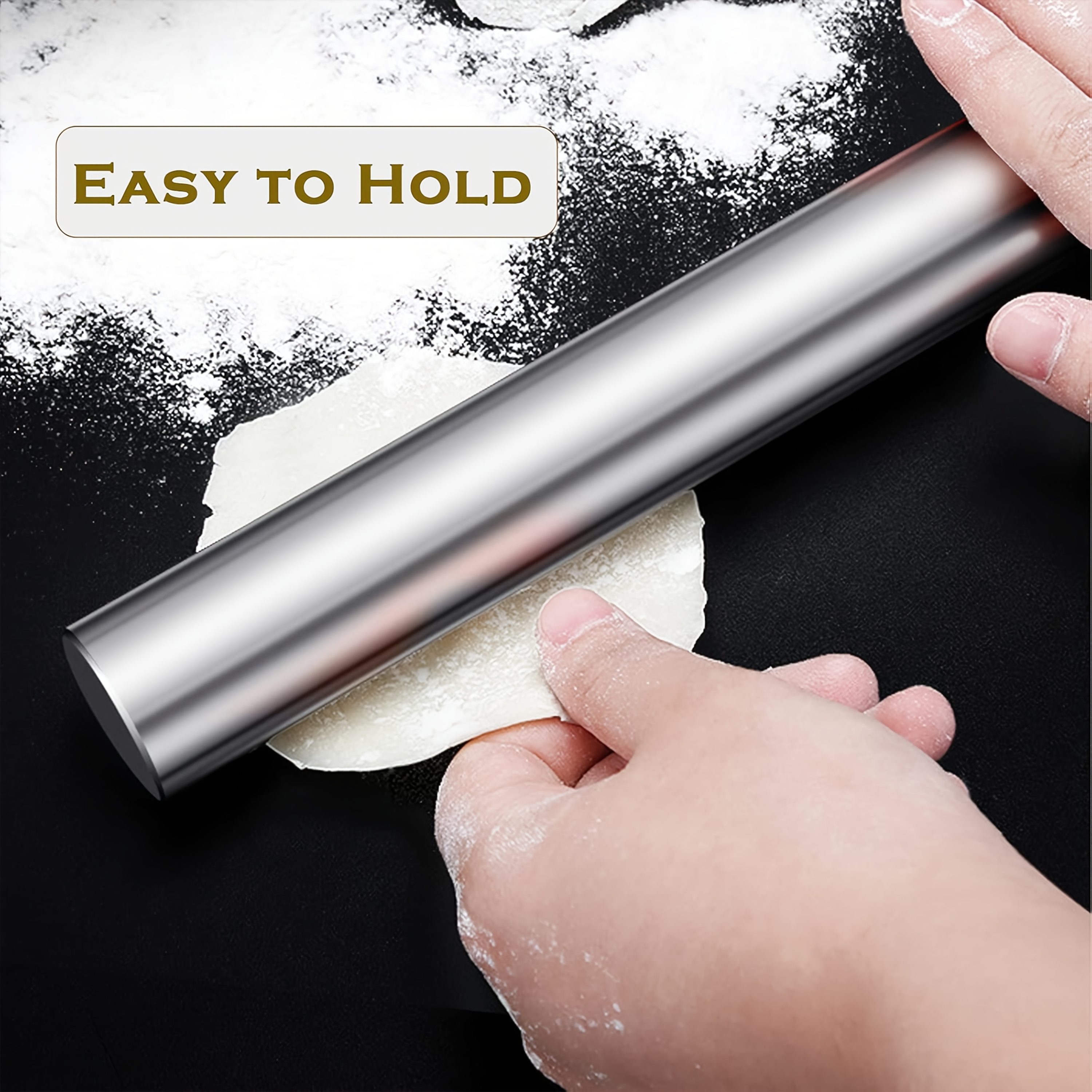 1PC Kitchen Rolling Pin Stainl – Kitchen Roller Baking Bewertung und Preis
