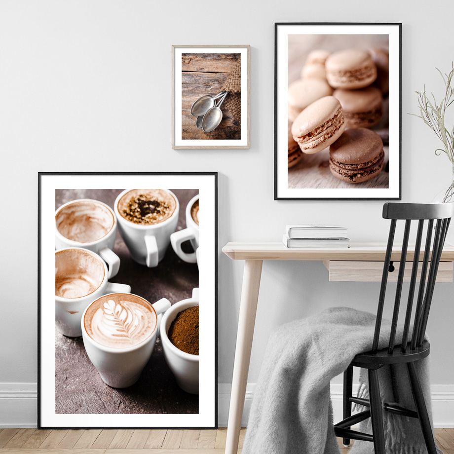 Coffee Beans Cup Baking Desser – Kitchen Baking Wall Art Bewertung und Preis