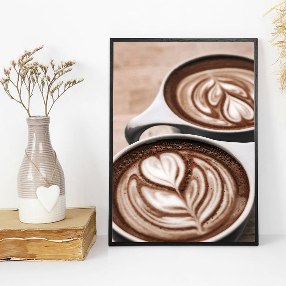 Coffee Beans Cup Baking Desser – Kitchen Baking Wall Art Bewertung und Preis