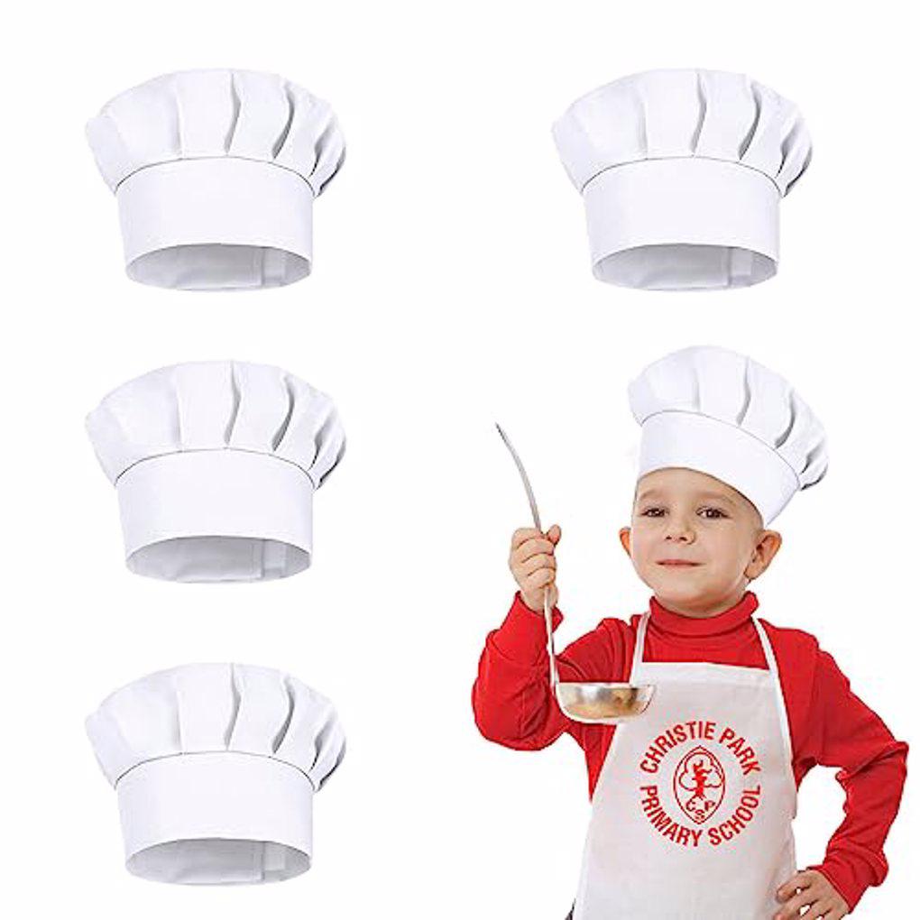 4PCS White Party Cap Hat Costu – Baking Kitchen For Kids Bewertung und Preis
