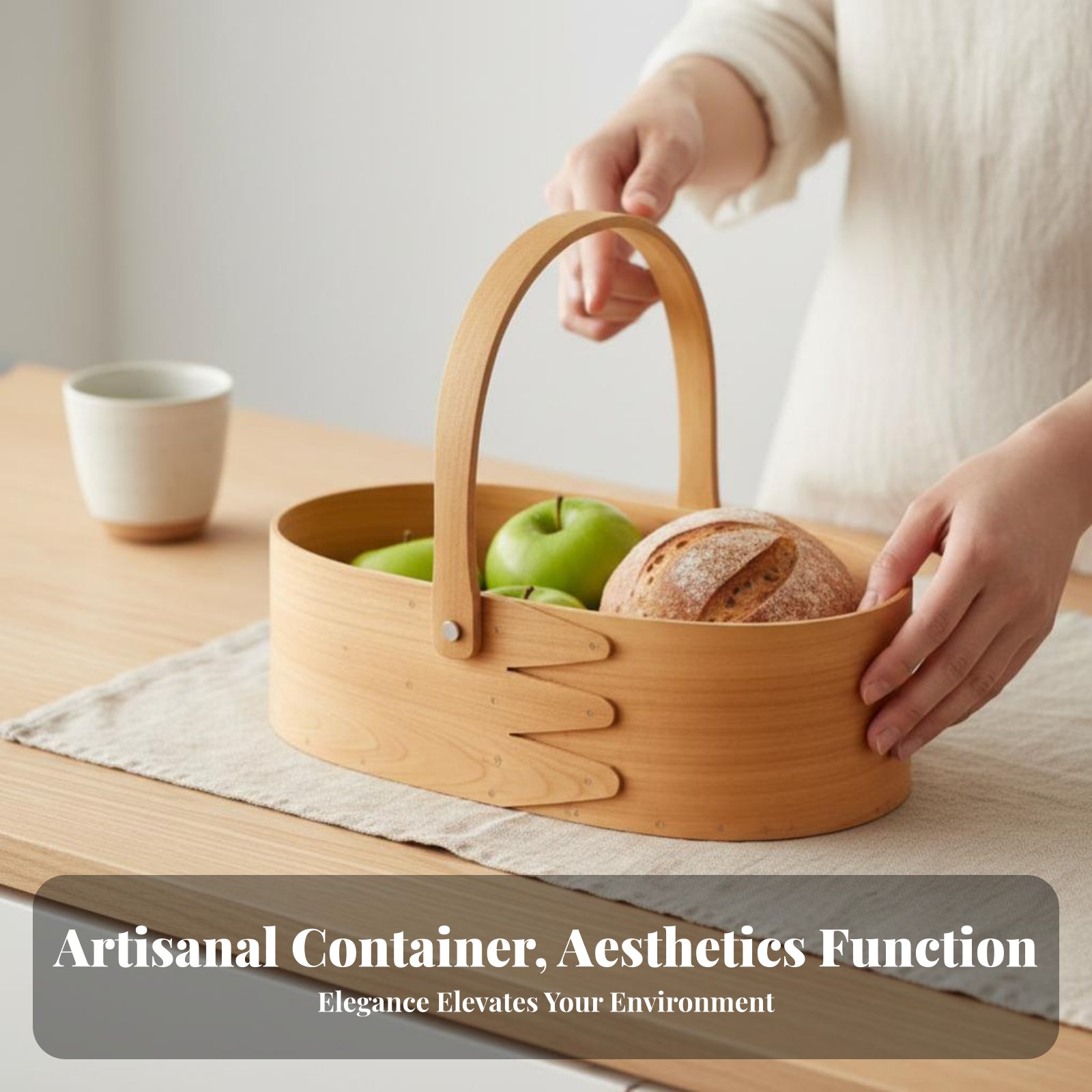 Handled Wood Chip Container Ja – Kitchen Design For Baking Bewertung und Preis